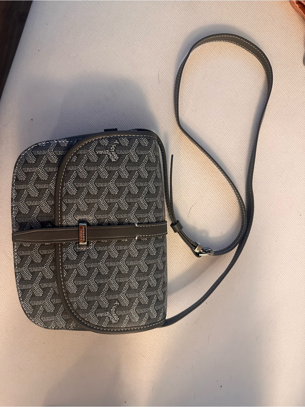 Goyard-Style Crossbody Bag in Black and Brown. MIRROR QUALITY - Picture 2 of 9